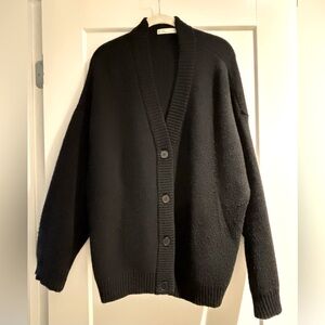 OAK & FORT Oversized Black Cardigan